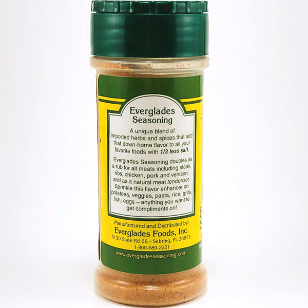 Everglades 6 oz All Purpose Seasoning w/No MSG Shaker - Everglades Foods,  Inc.