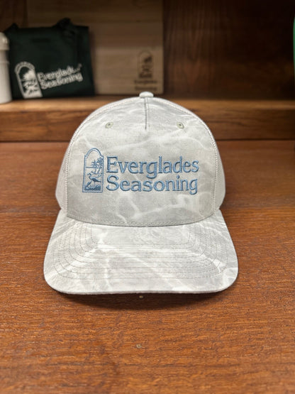 Everglades Snapback Mesh Hat Light Grey Water