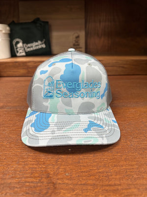 Everglades Snapback Mesh Hat Saltwater Camo