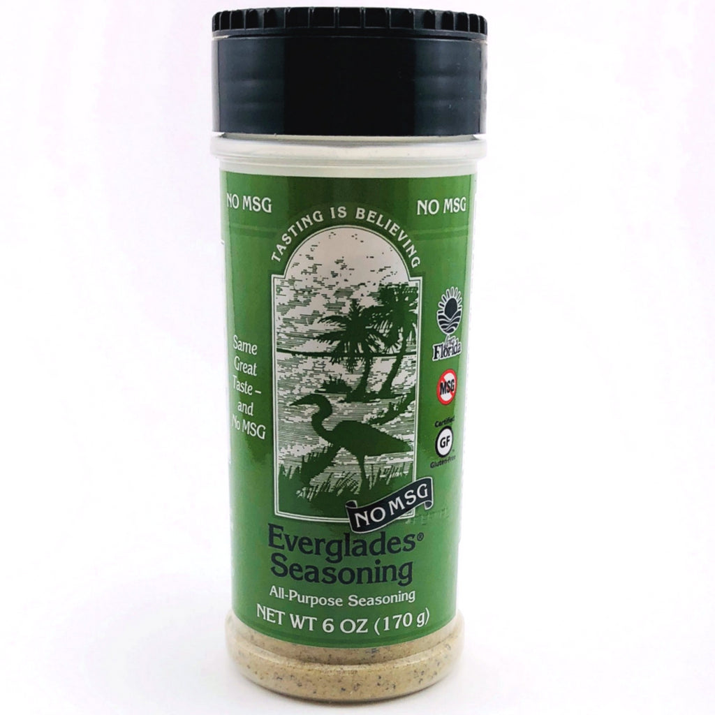 Everglades 6 oz All Purpose Seasoning w/No MSG Shaker - Everglades Foods,  Inc.